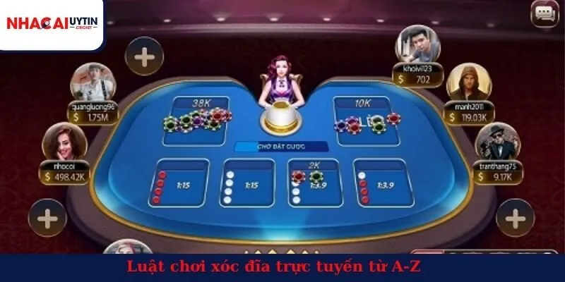 Luật chơi xóc đĩa trực tuyến từ A-Z
