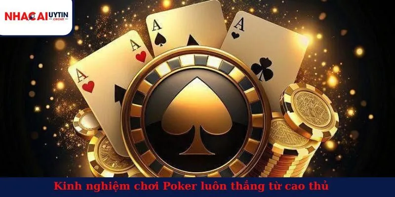 Kinh nghiệm để chơi Poker luôn thắng từ cao thủ
