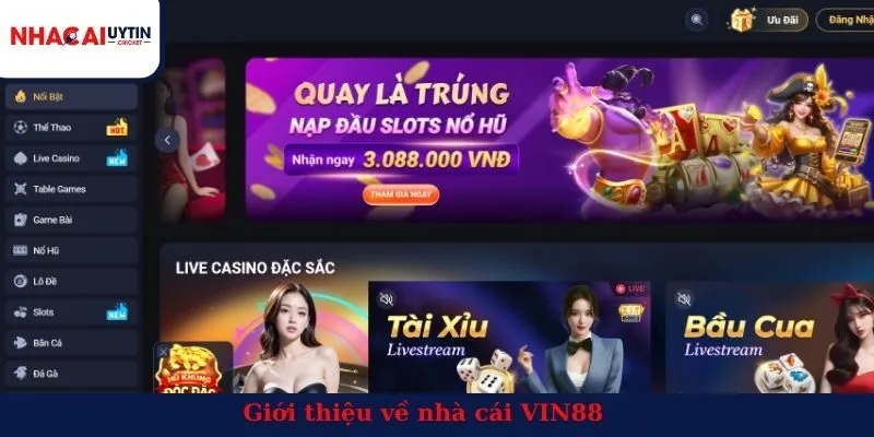 Giới thiệu về nhà cái VIN88